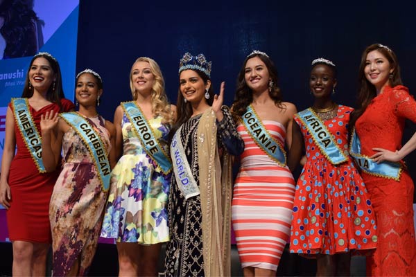 Miss World Manushi kicks off hygiene awareness tour