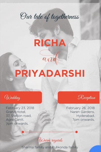 PriyaDarshi Wedding Updates!