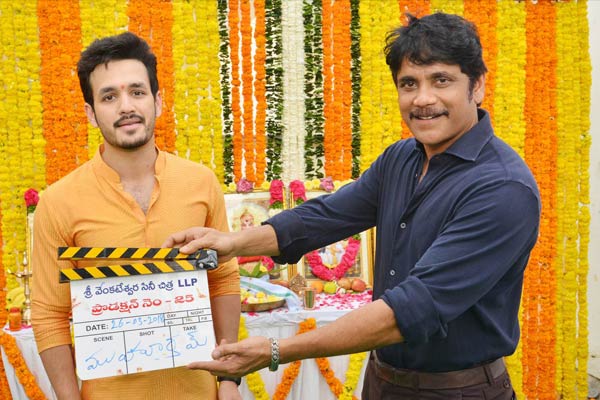 Akhil Venky SVCC moive launch photos