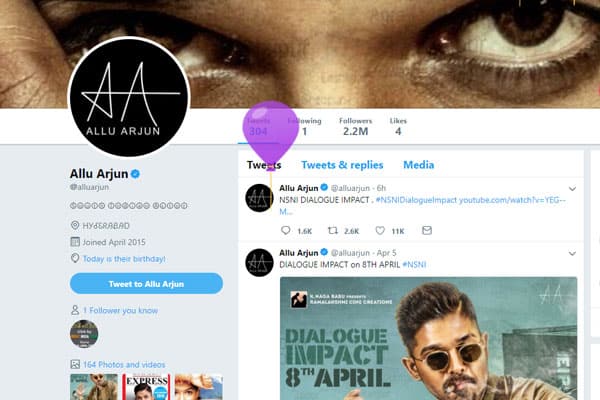 Allu Arjun trolled for his ‘Twitter’ bio