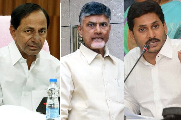 Image result for Jagan with KCR and Naidu