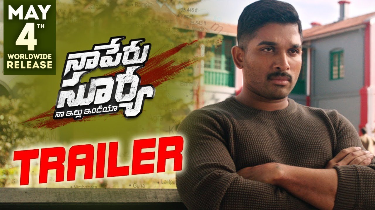 Allu Arjun Naa Peru Surya Trailer Theatrical NSNI Trailer