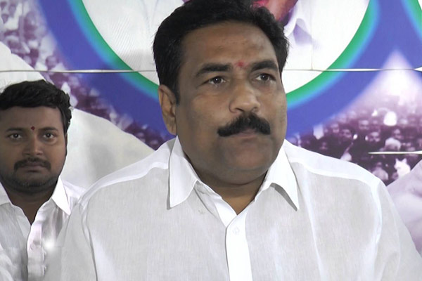 Case booked against YCP MLA Sridhar Reddy