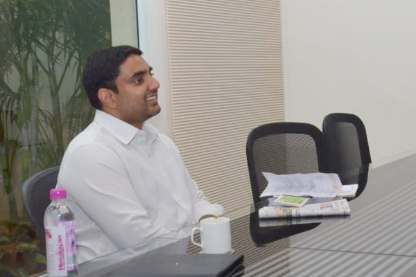 Excl Interview with Nara Lokesh – Andhra is on a rapid development path