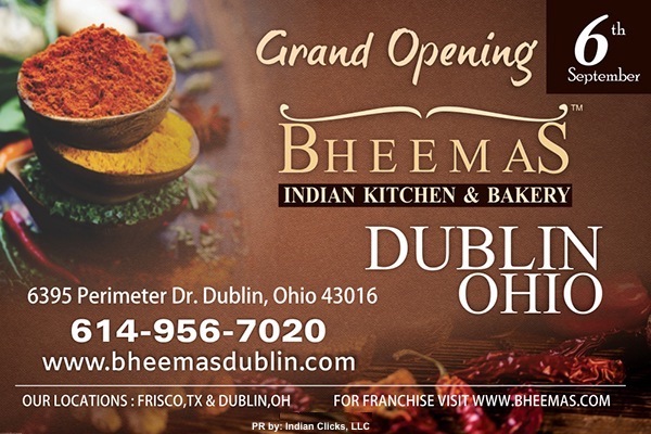 BHEEMAS Indian Kitchen & Bakery NOW IN Dublin, Ohio BHEEMAS Indian Kitchen & Bakery NOW IN Dublin, Ohio