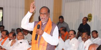 BJP won’t have tie-ups in Telangana , says Laxman