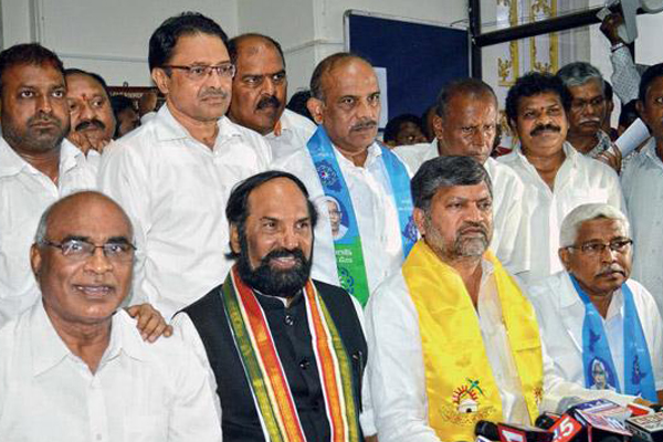 Mahakutami: 95-97 seats for Congress , 12 for TDP