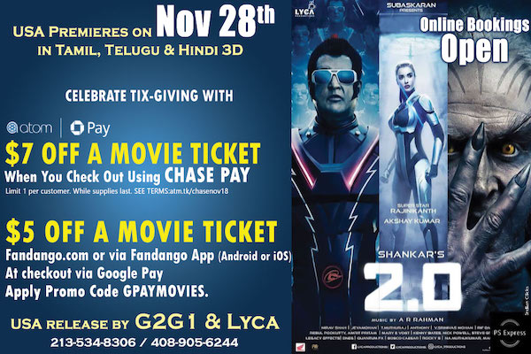 “2.0 the 3D spectacle and pride of Indian Cinema”