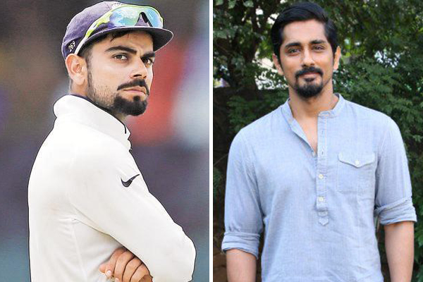 Actor Siddharth lambastes Kohli for leave India comments Actor Siddharth lambastes Kohli for leave India comments