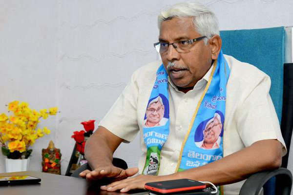 Prof. Kodandaram condemned merging his party into Congress