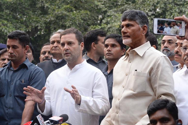 Opposition will defeat BJP with unity, says Rahul and CBN