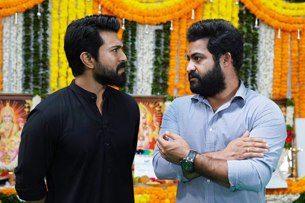 Charan and NTR to resume shoot soon