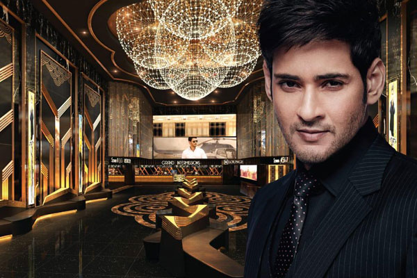 How much Mahesh owns in AMB Cinemas?