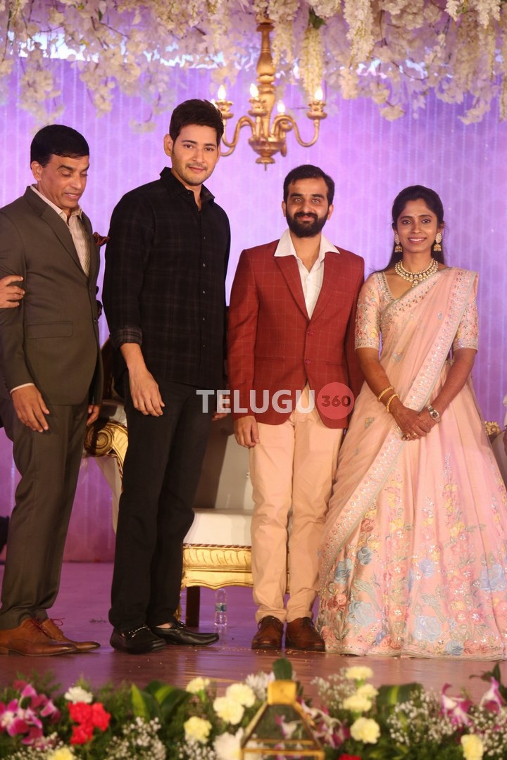 Celebs @ Harshith Reddy (Dil Raju Nephew) Reception - Telugu 360