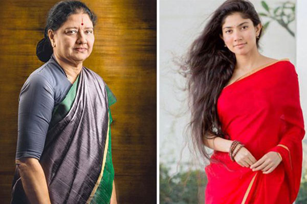 Sai Pallavi to enact Sasikala in Jayalalitha biopic