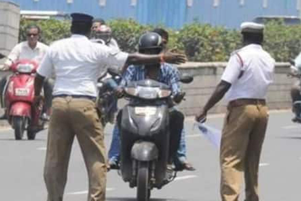 179 pending fines worth Rs 42K for traffic violations, Hyd man flees again