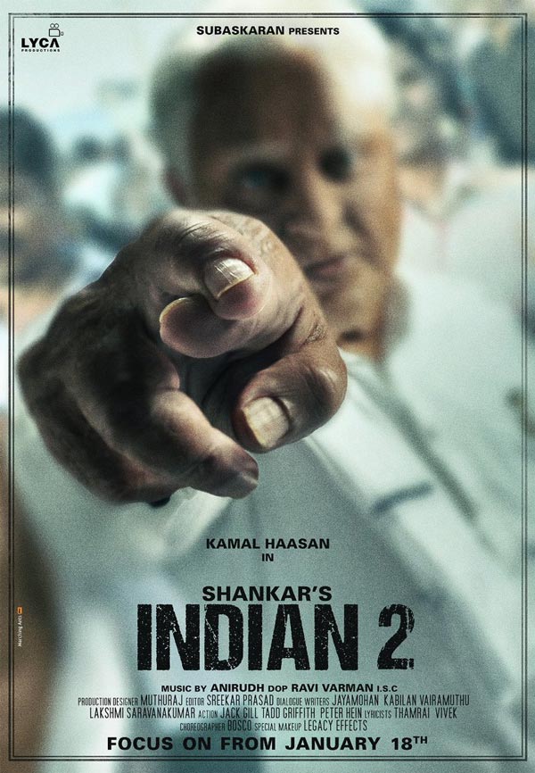 Indian 2 : Kamal Hassan returns as Senapathi