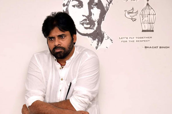 Lack of sand hit Jana Sena office works