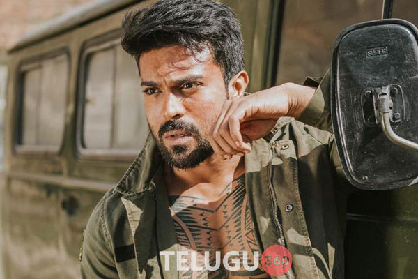 Ram Charan working stills from VVR