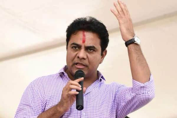 KTR taking helicopter tours to escape Oppn parties protests!