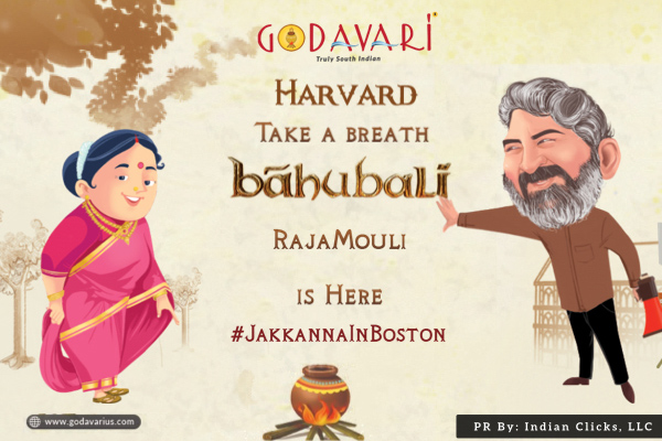 “Godavari welcomes S.S Rajamouli to Boston”