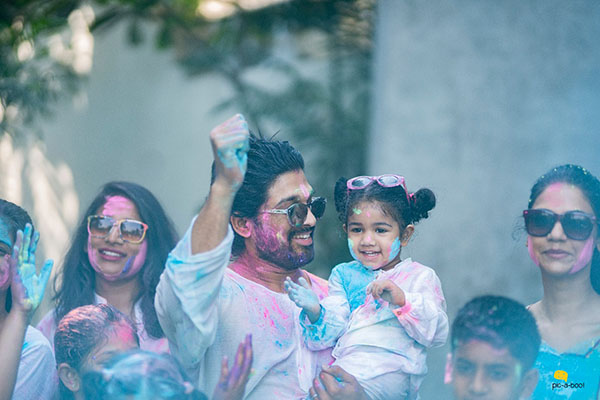 Allu Arjun celebrated with his family