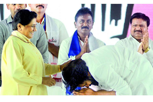 Why Pawan did ‘padabhivandanam’ to Mayawati?
