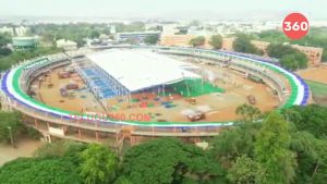 Video: Arragements in Indira Gandhi Stadium For Jagan Swearing Ceremony