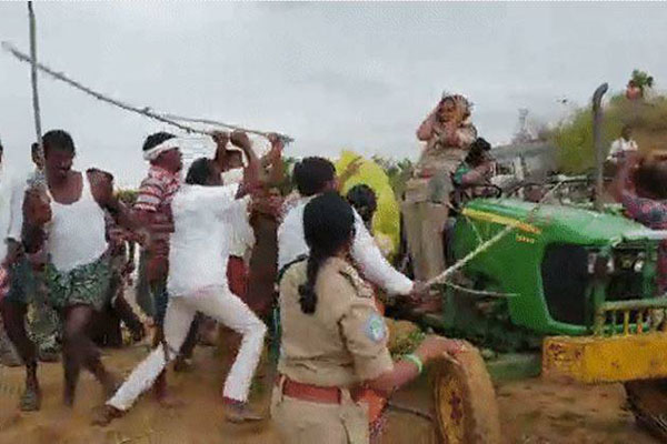 TRS leader arrested for attack on woman forest officer