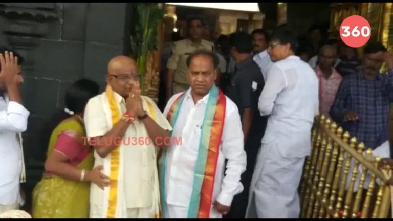 Video: YV Subba Reddy Visits Tirumala Temple After Taking Charge As TTD Chairman