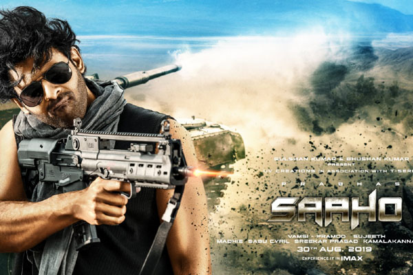 Saaho new poster : Prabhas’ machismo on display