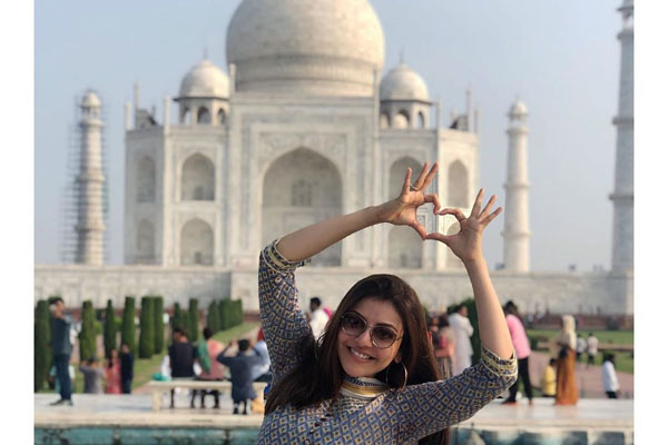 Kajal Aggarwal visits Taj Mahal for the first time