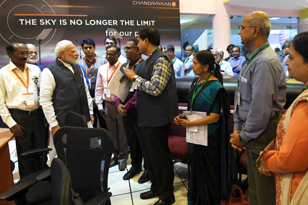 Stay steady, our best yet to come: Modi to ISRO scientists
