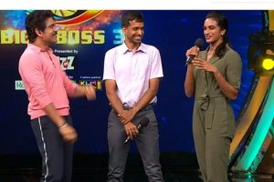 Bigg boss weekend episode: PV Sindhu & Gopichand in house