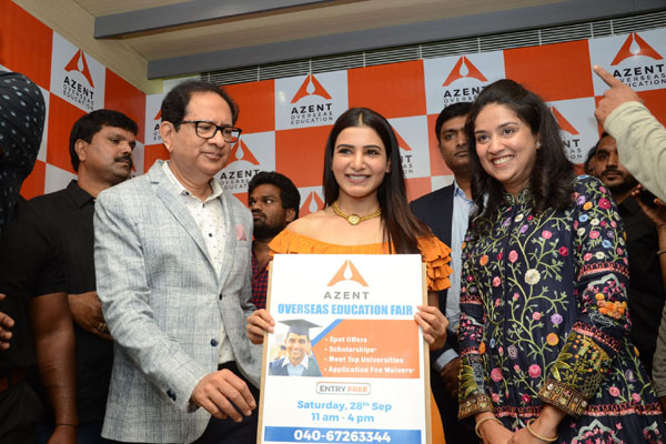Samantha Launches AZENT Overseas Education