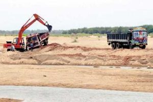 Illegal Sand Mining Along Polavaram Canal Sparks Farmer Outrage