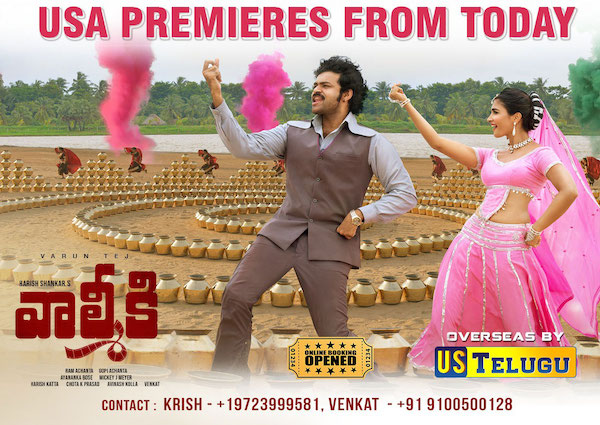 Grand premiere of Valmiki across the US today
