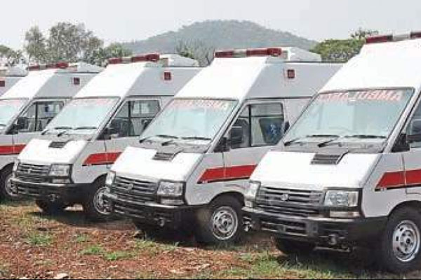 AP hires 1,350 ambulances for Covid patients