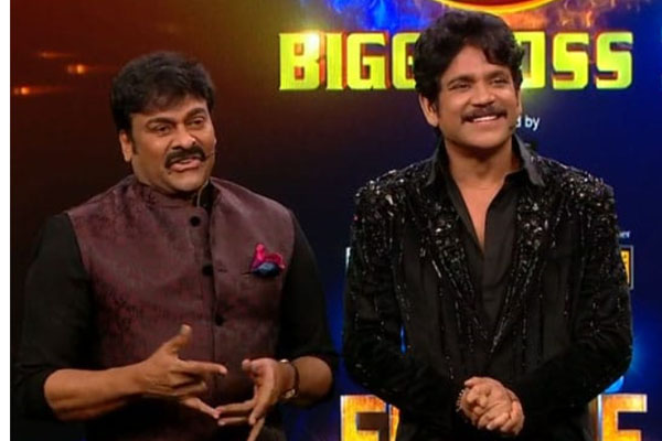 Mega Star Chiranjeevi mesmerized in Bigg boss Finale