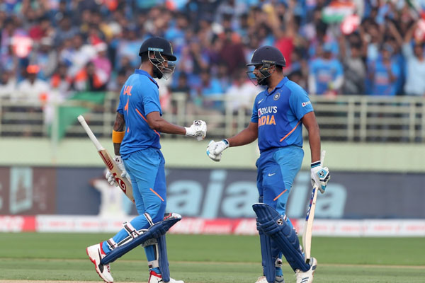 2nd ODI: Rohit, Rahul tons lead Indian carnage in Vizag