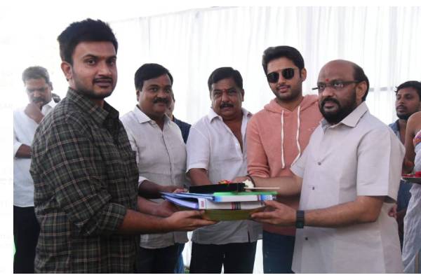 Nithin, Merlapaka Gandhi Film Launched