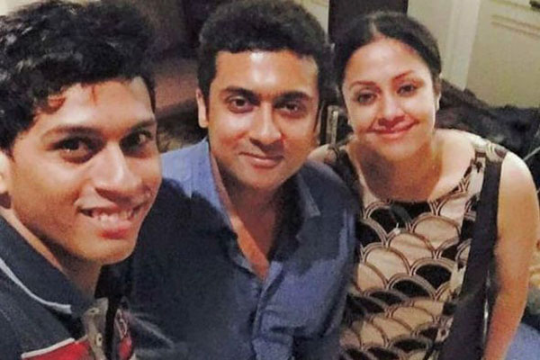 Suriya shares a ‘happy selfie’ with wife Jyothika