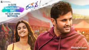 Rang De teaser: Nithiin gets a perfect wedding gift