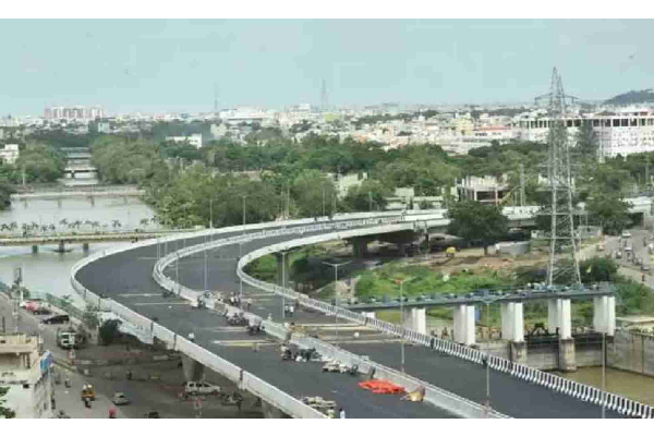 Gadkari, Jagan inaugurate Kanaka Durga flyover