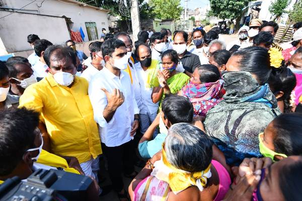 Lokesh visits Eluru, demands health emergency