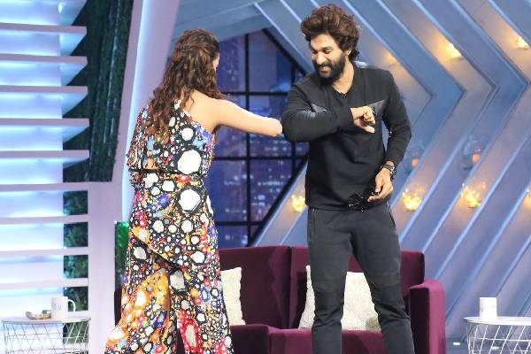 Pics – Allu Arjun and Samantha from the sets of SamJam