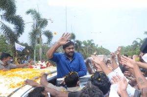 Chiranjeevi at Acharya Shoot