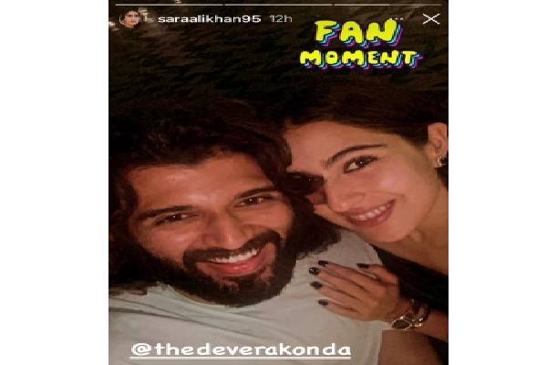 Sara Ali Khan has a ‘fan moment’ with Vijay Deverakonda