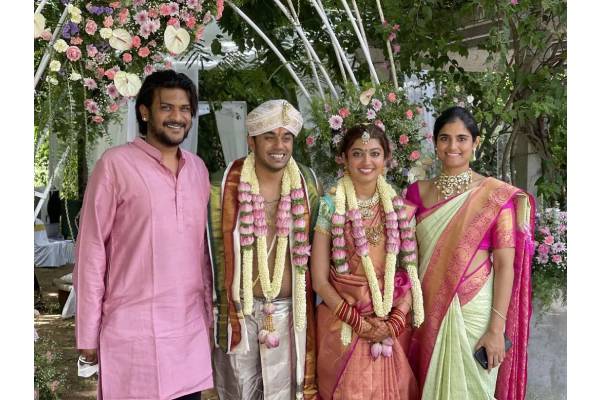 Actress Pranitha Subhash ties the knot