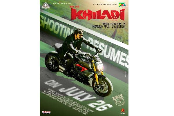 Ravi Teja to resume “Khiladi” shoot on July 26